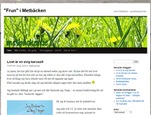 Tablet Screenshot of metbacken.se